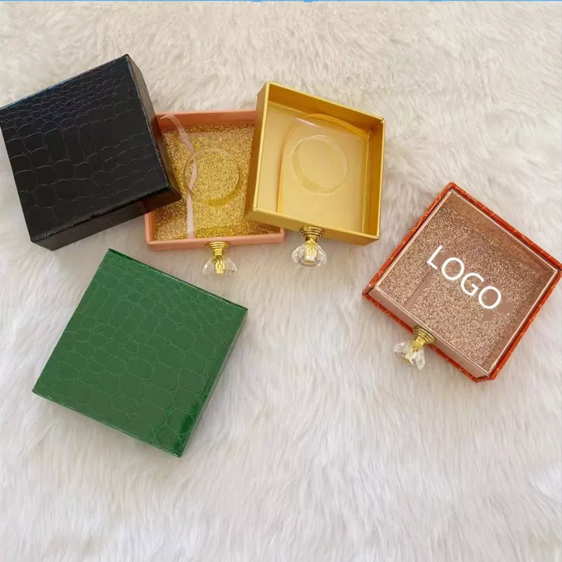 Natural Lashes Pvc Drawer Eyelash Box